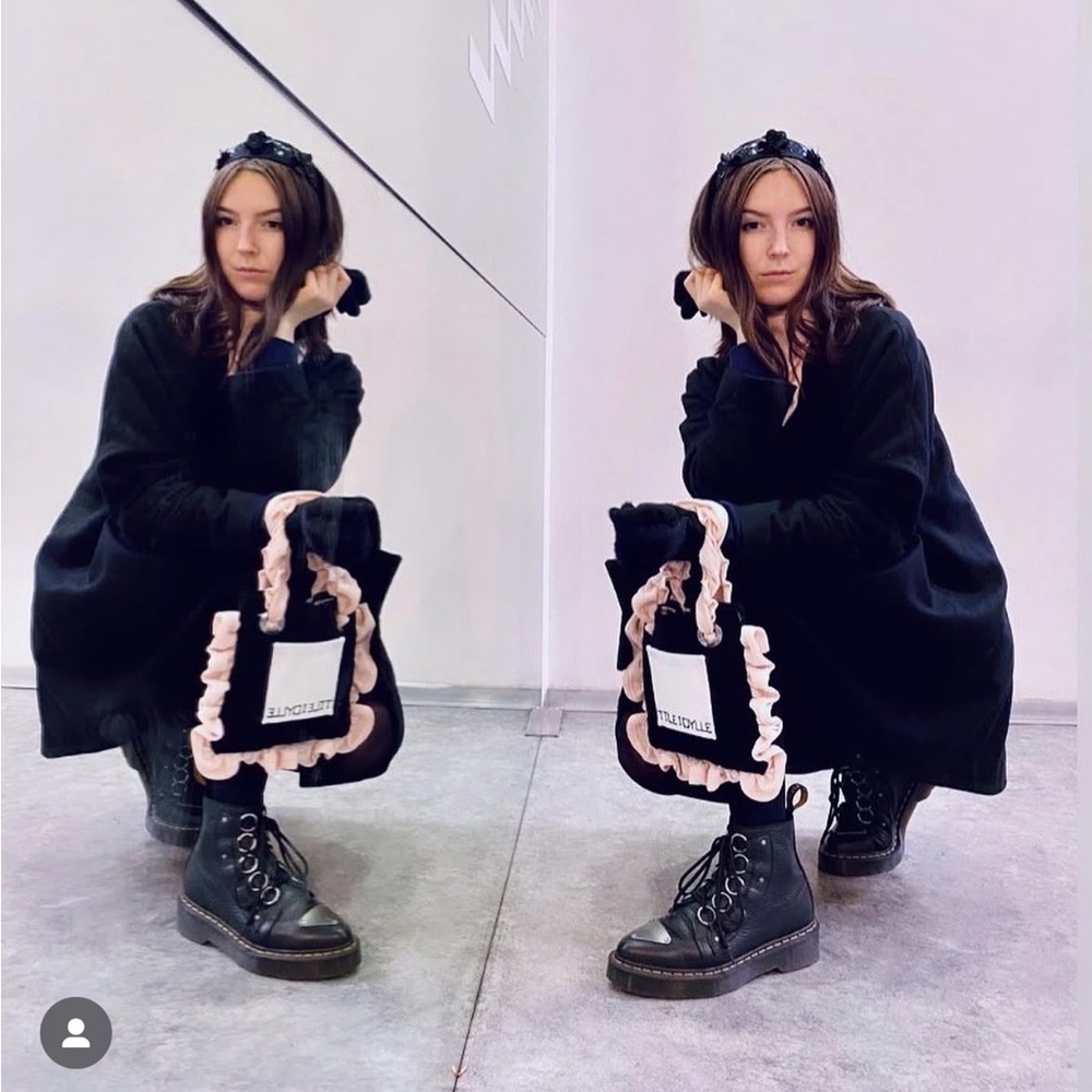 Cecilia Hammarborg Black Swing Coat​ - Picture 2 of 13